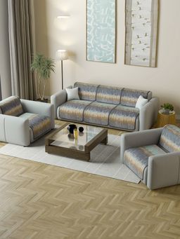 Kuber Industries - Grey Sofa cover (Pack of 10)
