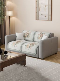 Kuber Industries - Green Sofa cover (Pack of 4)