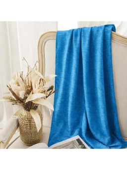 Nesterra - Window Curtain, Ocean Depth Blue, Polyester 200 TC (Pack of 2)