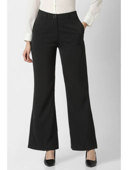 Van Heusen - Women Black Solid Trouser