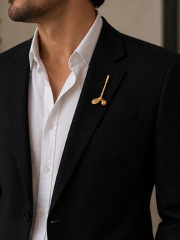 House of Pehr - Gold Plated Golf Brooch