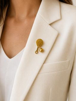 House of Pehr - Gold Plated Padel Brooch