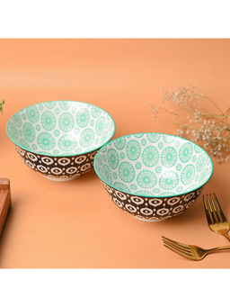 Voncasa - Floral Bowl Set Of 2 (650ml)