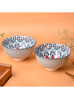 Voncasa - Geometry Bowl Set Of 2 (650ml)