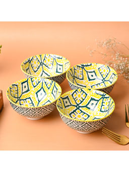 Voncasa - Geometry Bowl Set Of 4 (280ml)