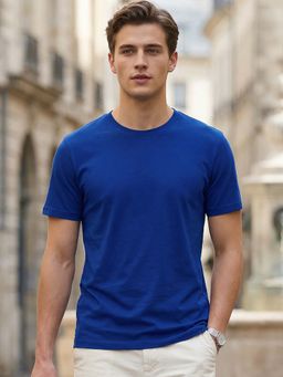 Bewakoof - Men's Blue T-shirt