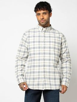GAP - Men White Cotton Regular Fit Shirt
