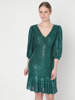 VERO MODA - Women Embellished Party Dress