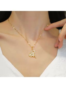 Dkane Designs - Women White Heart Necklace