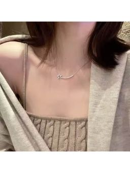 Dkane Designs - Women Shooting Star Stone Studded Necklace