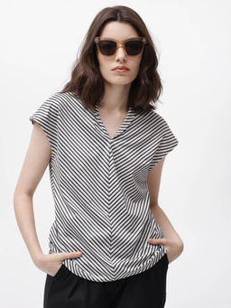 RAREISM - Deon Primary Black Stripes Top