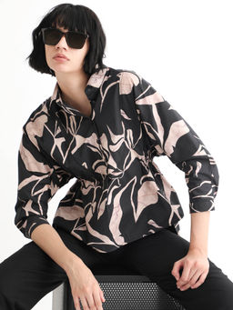 RAREISM - Kowski Dark Black Print Top