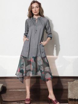 RAREISM - Nadia Primary Multi Print Dress