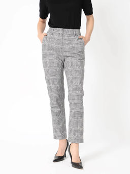 RAREISM - Tucila Primary Black Checks Trouser