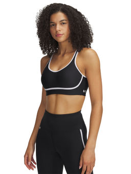 Under Armour - Medium Support Infinity Piped Sports Bra - Black