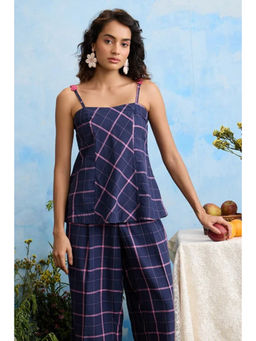 Okhai - Purple Quince Cotton Handloom Sleeveless Top
