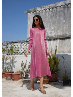 O-PAP STYLE - Women Pink Jayden Metallic Dress
