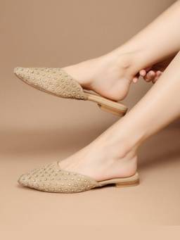 Fizzy Goblet - Women Gold Play Gold Mules