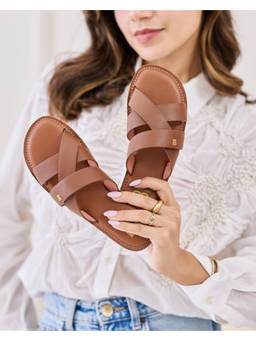Fizzy Goblet - Women Tan Lines Tan Sandals