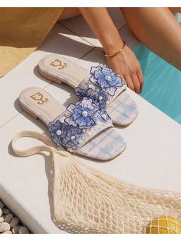 Fizzy Goblet - Women Tina Blue Sandals