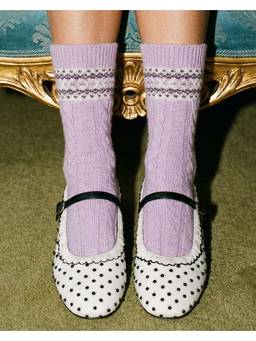 Fizzy Goblet - Women White Bobby Ballet Flats