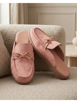 Fizzy Goblet - Fizzy Gobletl Women Out of Office Backless Pink Loafers