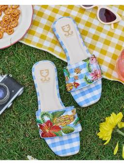 Fizzy Goblet - Women Brunch Bunch Blue Sandals