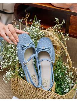 Fizzy Goblet - Women Sorrento Skies Blue Mary Janes