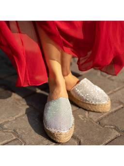 PARIPARI - Jhil Mil Espadrilles Style Mules