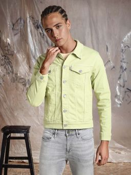 Flying Machine - Panelled Solid Denim Jacket