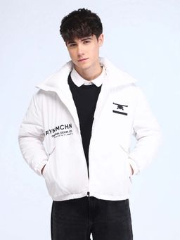 Flying Machine - Relaxed Fit Printed Padded Jacket