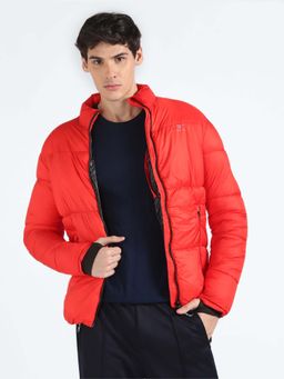Flying Machine - High Neck Solid Jacket