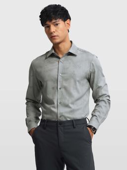 Arrow Newyork - Mens Twill Manhattan Slim Fit New York Shirt Green