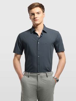 Arrow Newyork - Mens Manhattan Slim Fit Twill Shirt Green