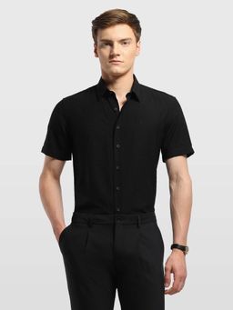 Arrow Newyork - Mens Bosto Relaxed Fit Elixir Shirt Black