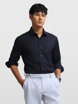 Arrow Newyork - Mens Twill Manhattan Slim Fit New York Shirt Blue