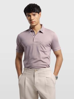 Arrow - Mens Solid Regular Fit Polo T-Shirt Pink