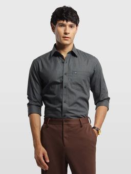 Arrow Sports - Mens Chelsea Slim Fit Sage and Sun Shirt Green