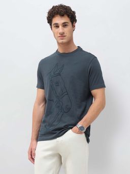U.S. Polo Assn. Denim Co. - Mens Graphic Printed Slim Fit T-Shirt Green