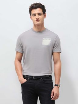 U.S. Polo Assn. Denim Co. - Mens Solid Slim Fit T-Shirt Grey