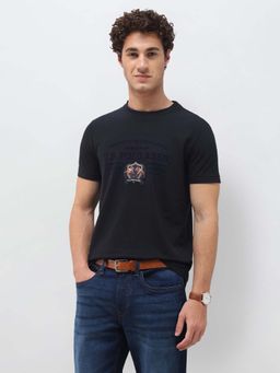 U.S. POLO ASSN. - Mens Graphic Brand Printed Slim Fit T-Shirt Blue