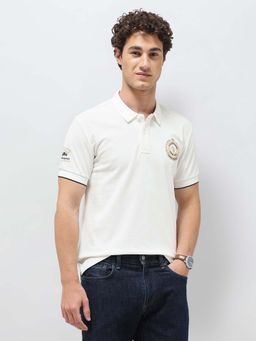 U.S. POLO ASSN. - Mens Solid Slim Fit Polo T-Shirt White