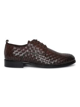 WOODS - Men Brown Rubber Oxfords