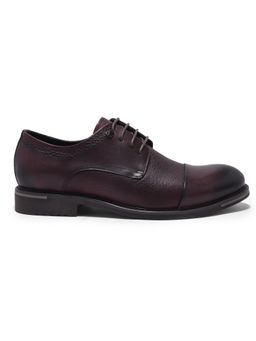 WOODS - Men Maroon Rubber Oxfords
