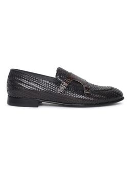 WOODS - Men Grey Rubber Monk Straps