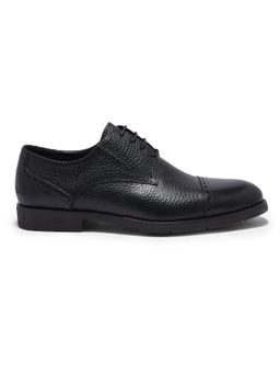 WOODS - Men Black Rubber Oxfords