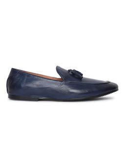 WOODS - Men Blue Rubber Moccasins