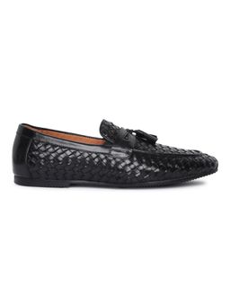 WOODS - Men Black Rubber Moccasins