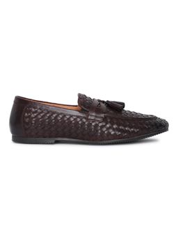 WOODS - Men Maroon Rubber Moccasins