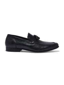 WOODS - Men Black Rubber Moccasins